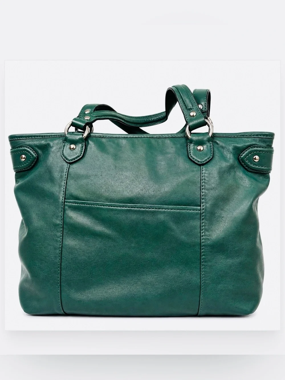Coach EUC Daisy Hobo Bag - Teal/Green Leather